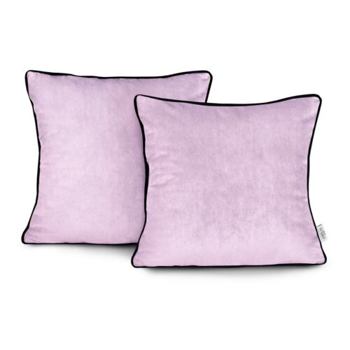 Díszpárnahuzat VELVET púderrózsa glamour bársony 45x45 ameliahome