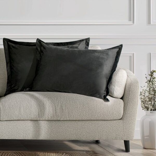Díszpárnahuzat VELVET szürke glamour bársony 50x70 ameliahome