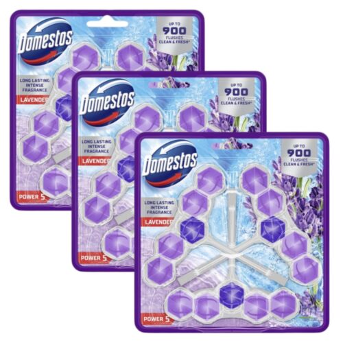 Domestos Power5 WC frissítő blokk Lavender (9x50g)