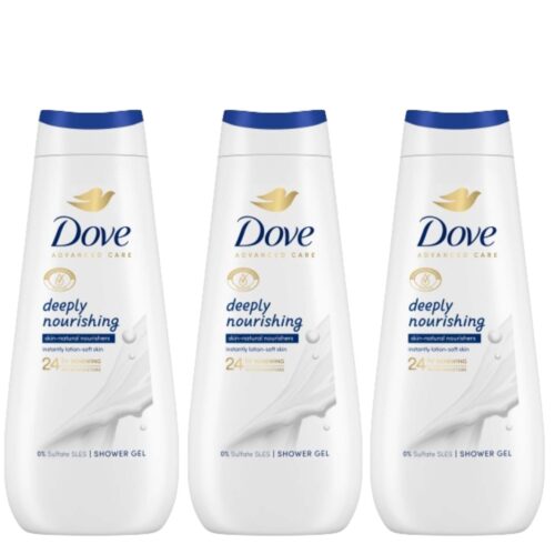 Dove Advanced Care Deeply Nourishing Krémtusfürdő 3x400ml