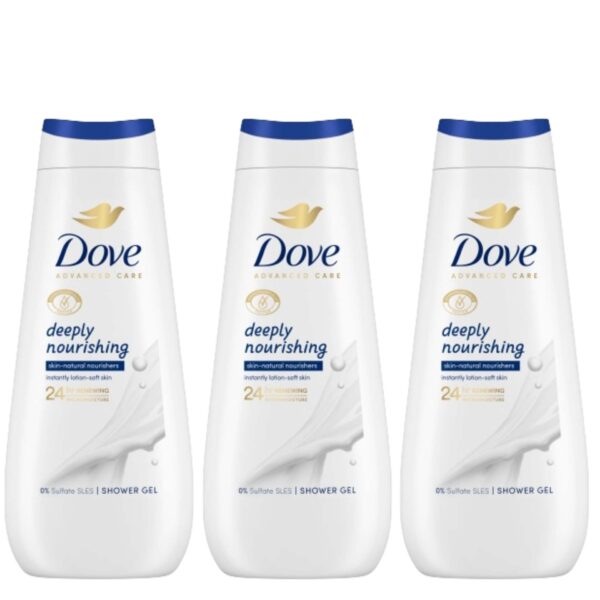 Dove Advanced Care Deeply Nourishing Krémtusfürdő 3x400ml