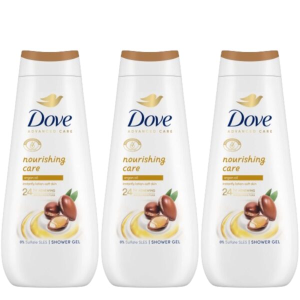 Dove Advanced Care Nourishing Care Krémtusfürdő 3x400ml