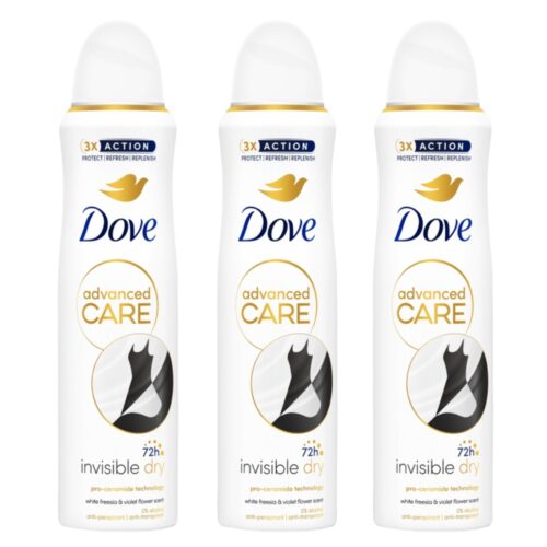 Dove Dezodor Invisible Dry 3x150ml
