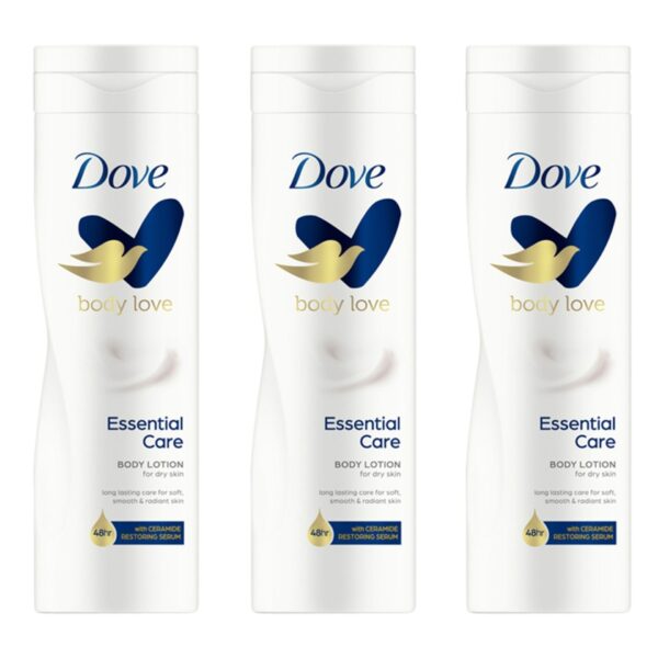 Dove Essential Care Testápoló 3x250ml