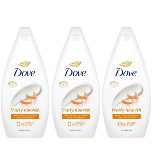 Dove Fruity Nourish Krémtusfürdő 3x450ml