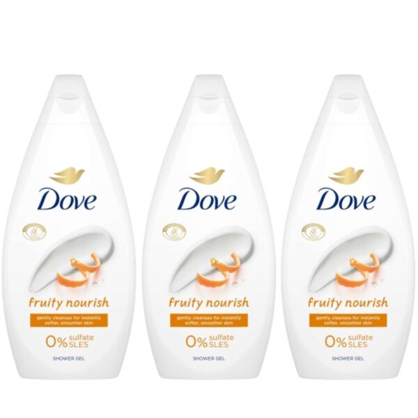 Dove Fruity Nourish Krémtusfürdő 3x450ml