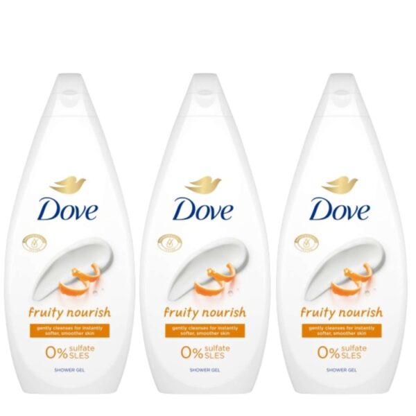 Dove Fruity Nourish Krémtusfürdő 3x720ml