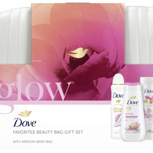 Dove Glow Ajándékcsomag neszesszerrel