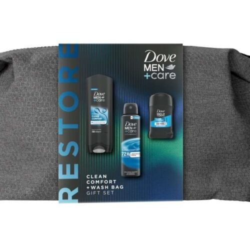 Dove Men + Care Clean Comfort Ajándékcsomag neszesszerrel