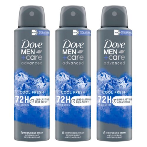 Dove Men+Care Advanced férfi Dezodor Cool Fresh 3x150ml