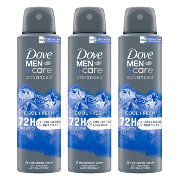 Dove Men+Care Advanced férfi Dezodor Cool Fresh 3x150ml