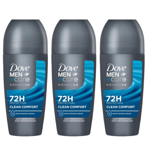 Dove Men+Care Clean Comfort Izzadásgátló 3x50ml