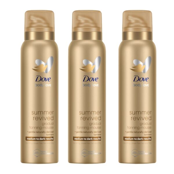 Dove Summer Revived Önbarnító Hab közepes - sötét árnyalatú bőrre...
