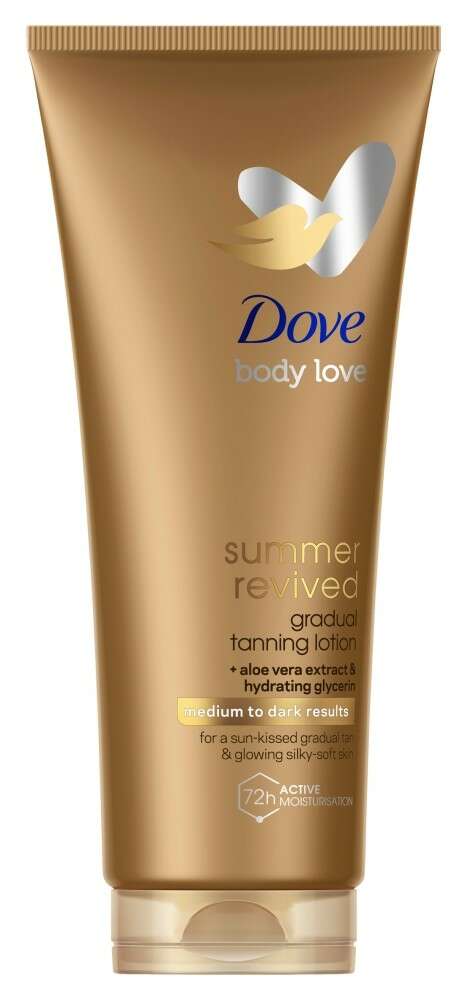 Dove Summer Revived Önbarnító Testápoló közepes - sötét árnyalatú...