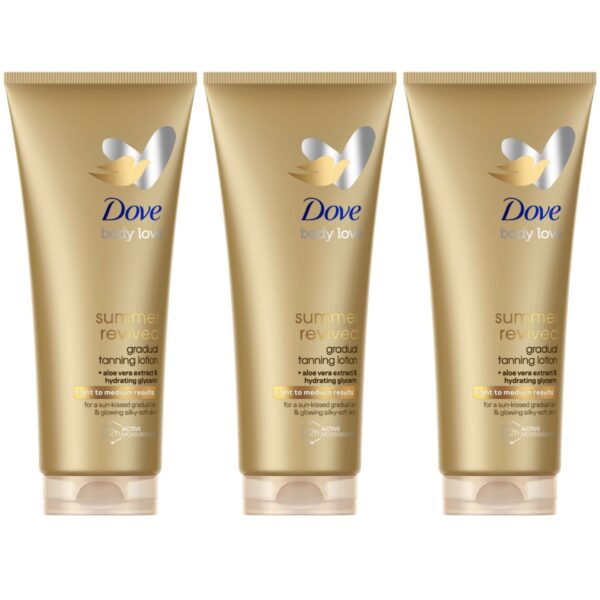 Dove Summer Revived Önbarnító Testápoló világos - közepes árnyala...