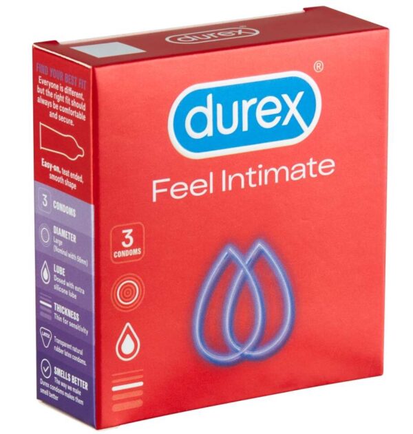 Durex Feel Intimate Óvszer 3db