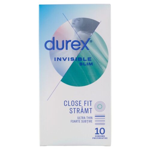 Durex Invisible Slim extre vékony Óvszer 10db