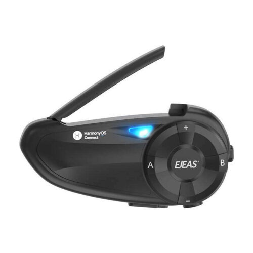 Ejeas Q7 Motoros Intercom kommunikációs rendszer - Fekete