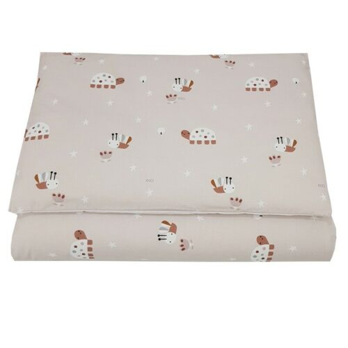 EKO Ágynemű 2 részes pamut Bees Beige mintával 40x60 cm