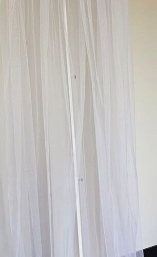 EKO Baldachin a kiságy fölé muszlin + tüll Powder Rose 240x300 cm