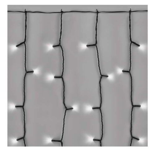 Emos LED Fényfüggöny - 1x2m - Hideg Fehér