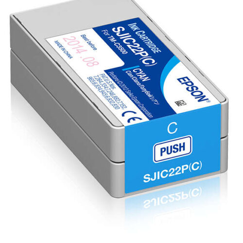 Epson SJIC22P(C) C3500 Tintapatron Cyan 32