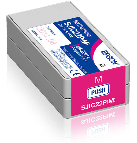 Epson SJIC22P(M) C3500 Tintapatron Magenta 32