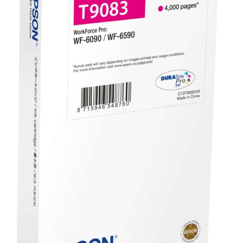 Epson T9083 Tintapatron Magenta 4K