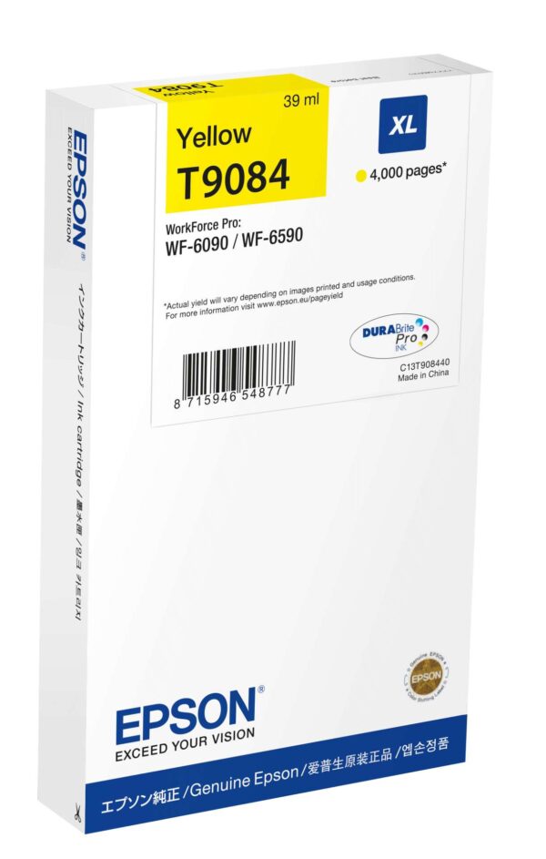 Epson T9084 Tintapatron Yellow 4K