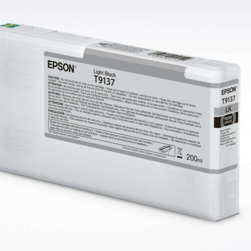 Epson T9137 Tintapatron Light Black 200ml