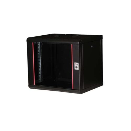 Equip Rack Szekrény - Falra Szerelhető - 9U - Fekete