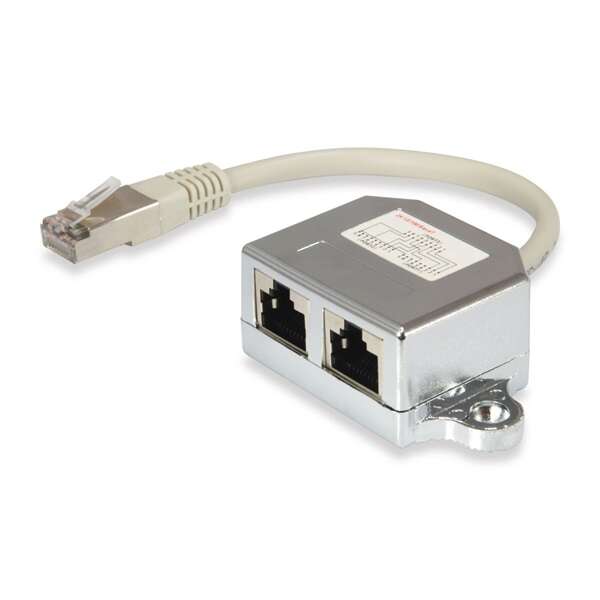 Equip RJ45 Elosztó - 127608 (Bemenet: 1x RJ45 8P8C