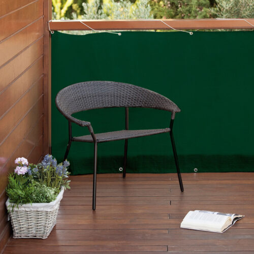 Erkélyháló fűzőlyukakkal Balcony Easy zöld 0.9x5m 160gr/m2 202072...
