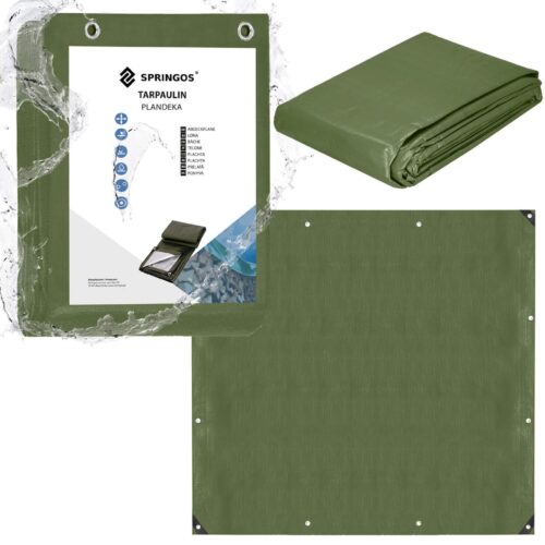 Erős Polietilén Takaróponyva - Zöld - 2x4m - 120g/m²