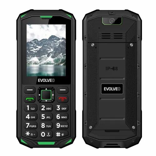 EVOLVEO StrongPhone X5 Fekete-Zöld