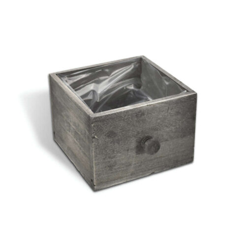 Fa fiók szürke 15x15cm
