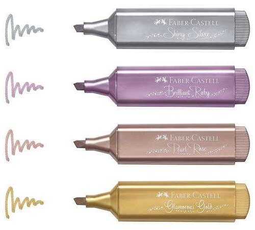 Faber-Castell Textliner Metál Szövegkiemelő Készlet - 4 db