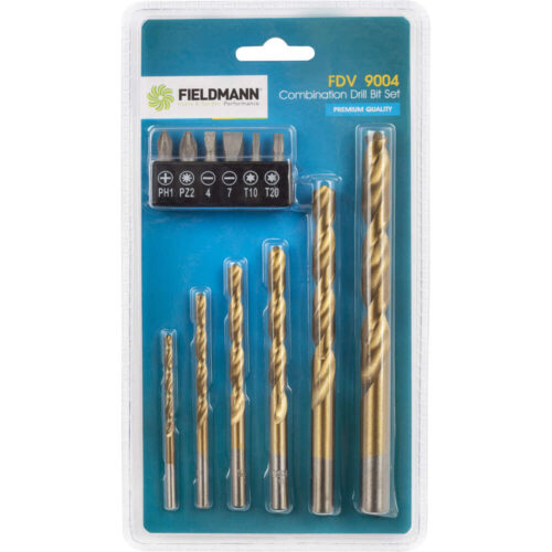 Fieldmann FDV 9004 Kombinált Fúró- és Csavarbehajtó Készlet - 12 db