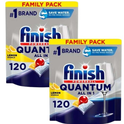 Finish Quantum All in 1 Lemon Mosogatógép kapszula 2x120db