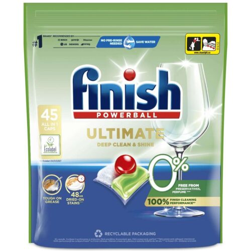 Finish Ultimate All in 1 0% Mosogatógép kapszula 45db