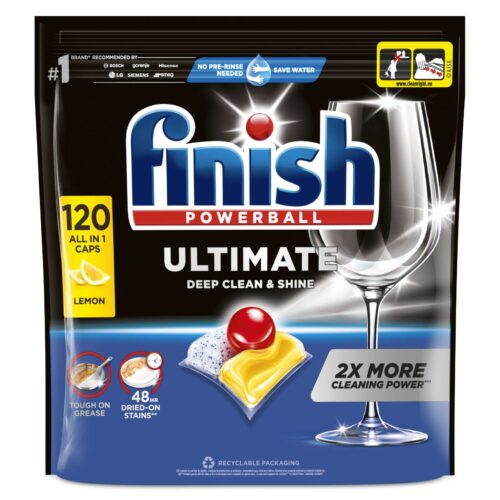 Finish Ultimate All in 1 Lemon Mosogatógép kapszula 120db