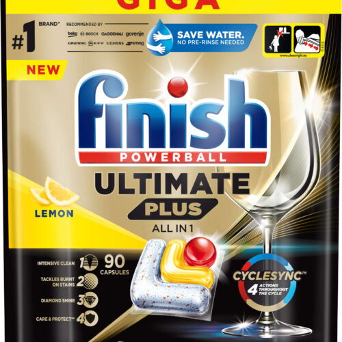 Finish Ultimate Plus All in 1 Lemon Mosogatógép kapszula 90db