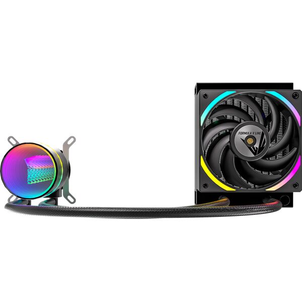 Formula  Oasis L120 ARGB BK  1x12cm  ARGB LED CPU Water Cooler  Fekete