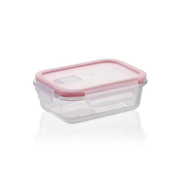FRESHBOX Glass téglalap alakú ételtároló doboz