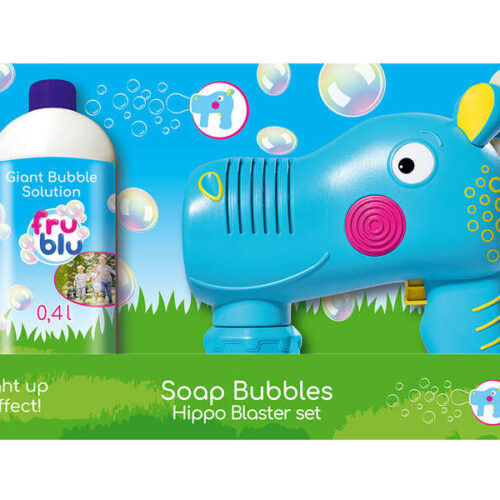 Fru Blu Blaster Buborékfújó 400ml - Víziló