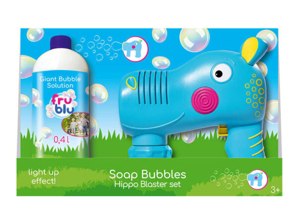 Fru Blu Blaster Buborékfújó 400ml - Víziló