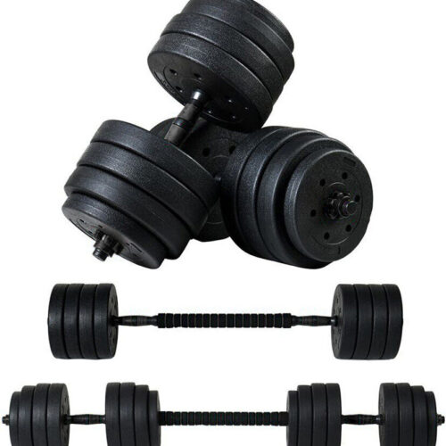 Funfit 4in1 állítható 40kg bitumen Súlyzó szett 2x20kg - fekete