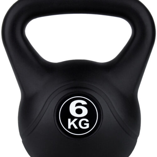 Funfit Gym&Fitness Kettlebell súlyzó 6kg - Fekete