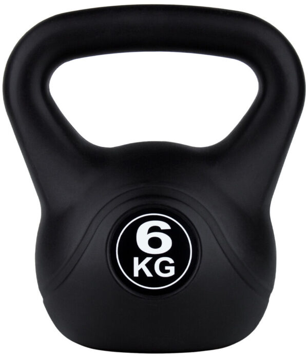 Funfit Gym&Fitness Kettlebell súlyzó 6kg - Fekete