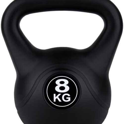 Funfit Gym&Fitness Kettlebell súlyzó 8kg - Fekete